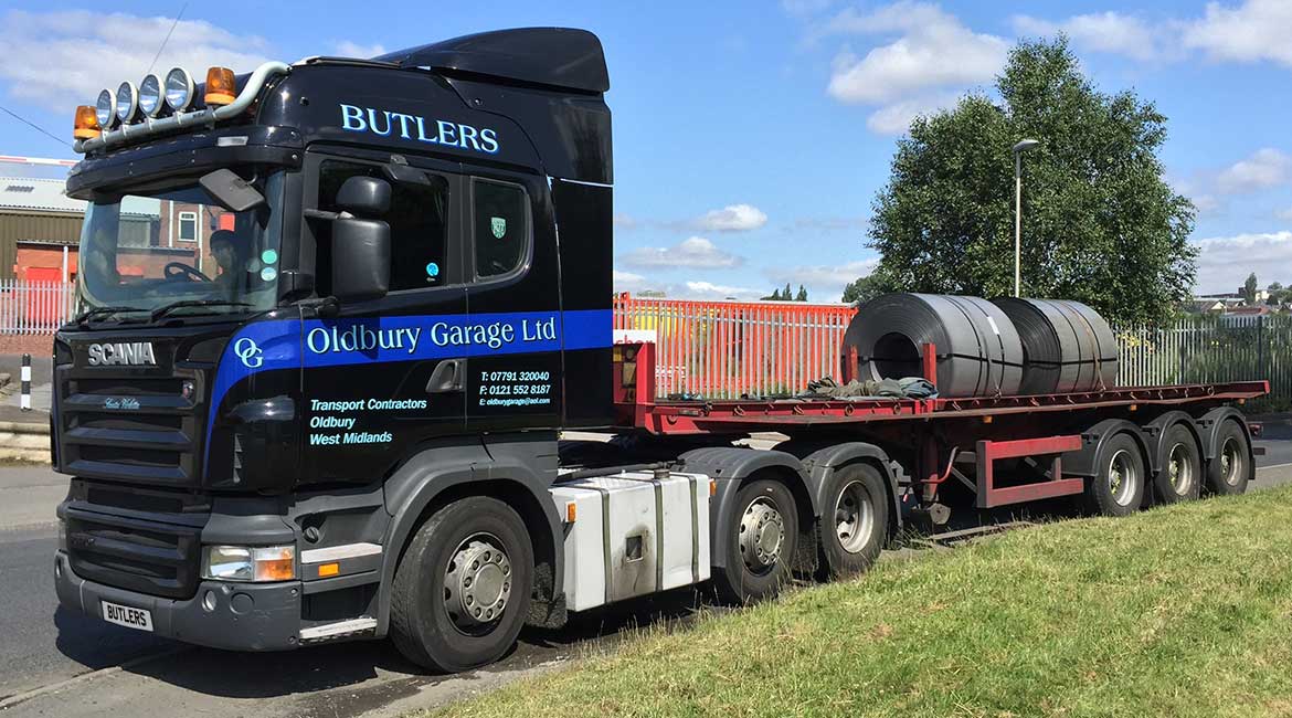 Butlers Haulage Slidaflex body trailers - Butlers Haulage